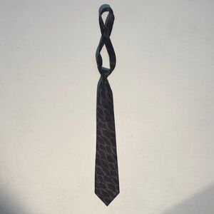 Giorgio Armani Charcoal Patterned Tie